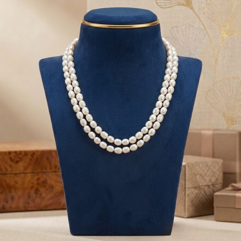 Freshwater Pearls Necklace Set with ear top