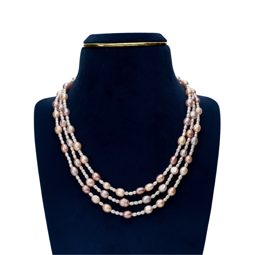 Multi -Coloured Beautiful Pearl Necklace
