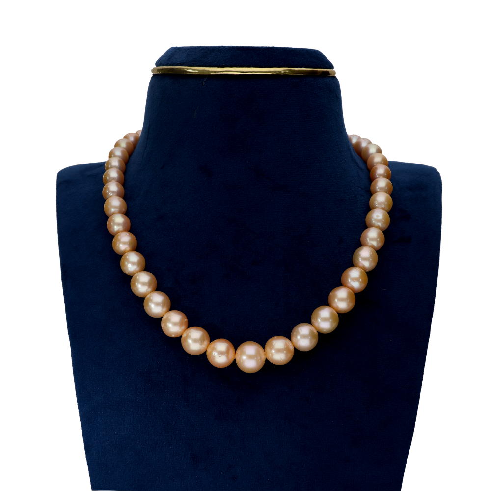 Peach Magnificent Pearl Necklace