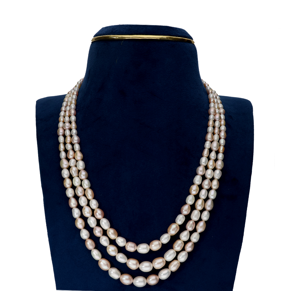Multi -Coloured Fresh water Pearl Necklace