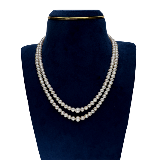 Gorgeous White Pearl Necklace