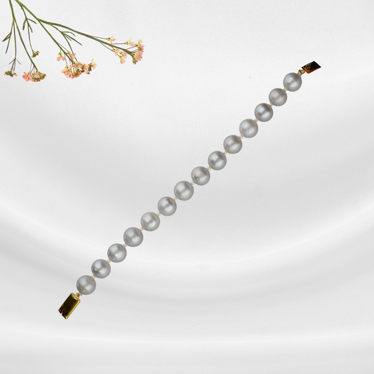Classic Pearl Grey Fresh Water Bracelet