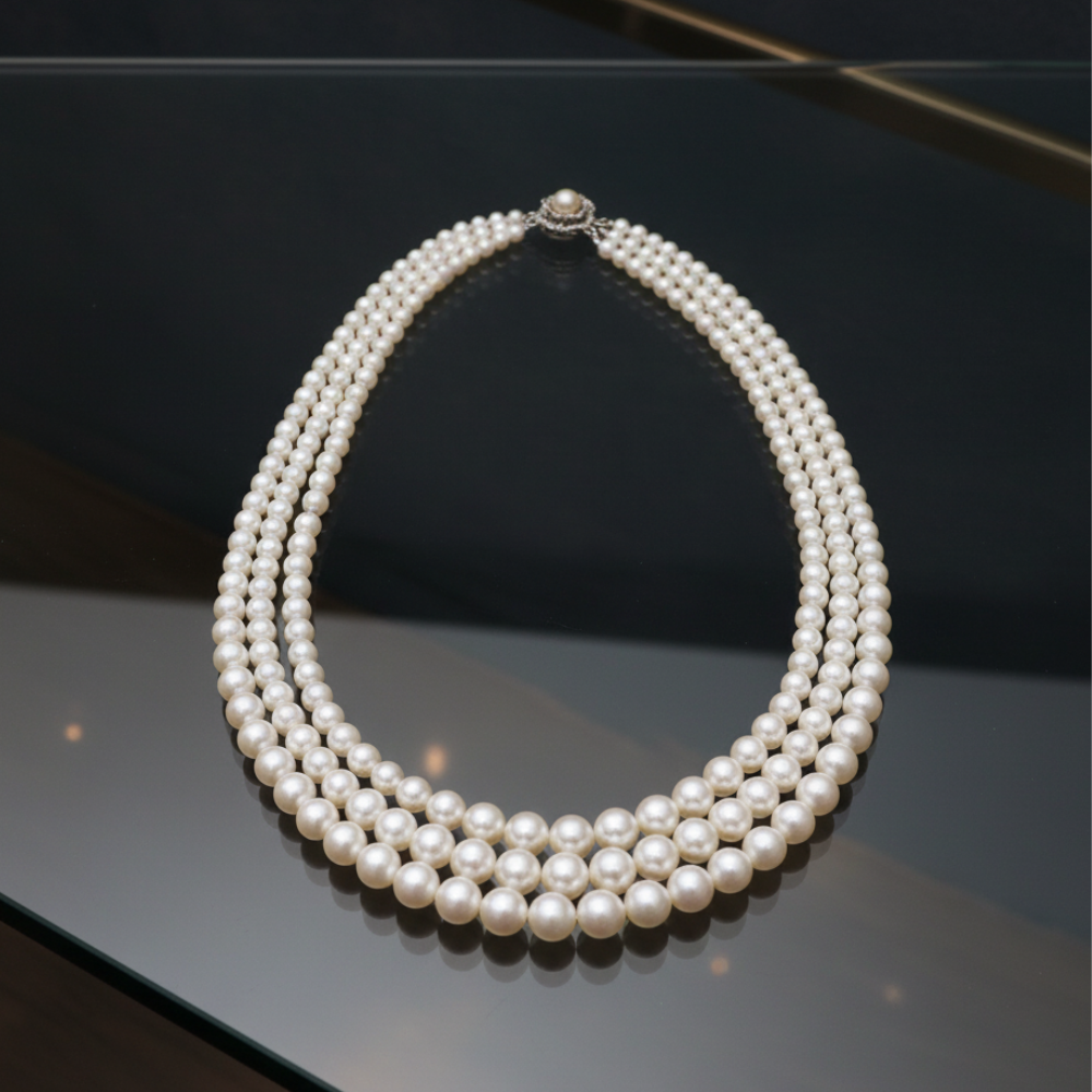 Fantastic White Pearl Necklace