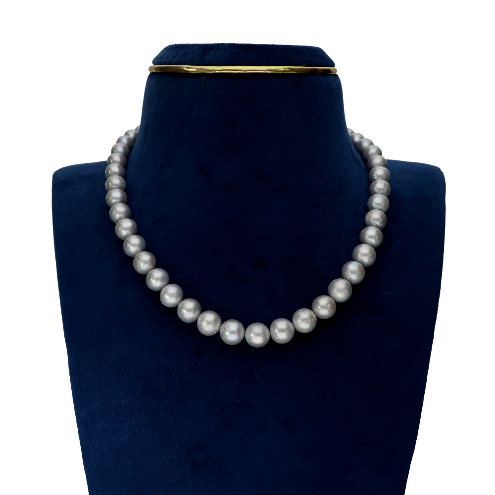Attractive Gray Pearl Fresh Water Necklace