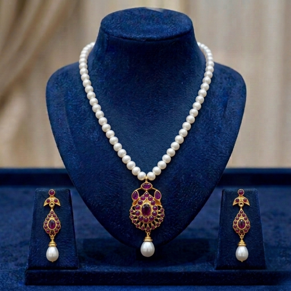 Timeless Pearl and Sparkling CZ Pearl Set