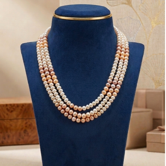 Freshwater Multicolour Pearl Necklace