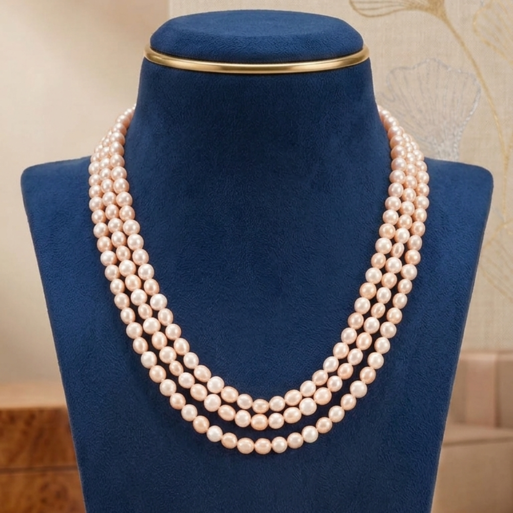 Radiance 3 Layer Pearl Necklace