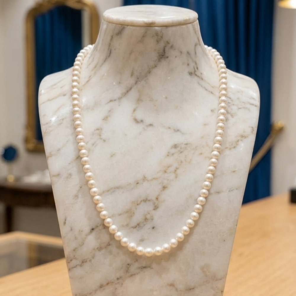 Freshwater Single Line Pearl Mala