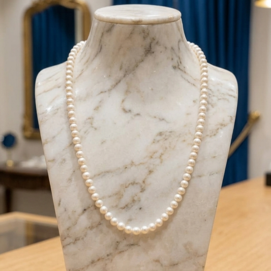 Freshwater Single Line Pearl Mala