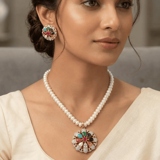 Freshwater Pearl Locket Set