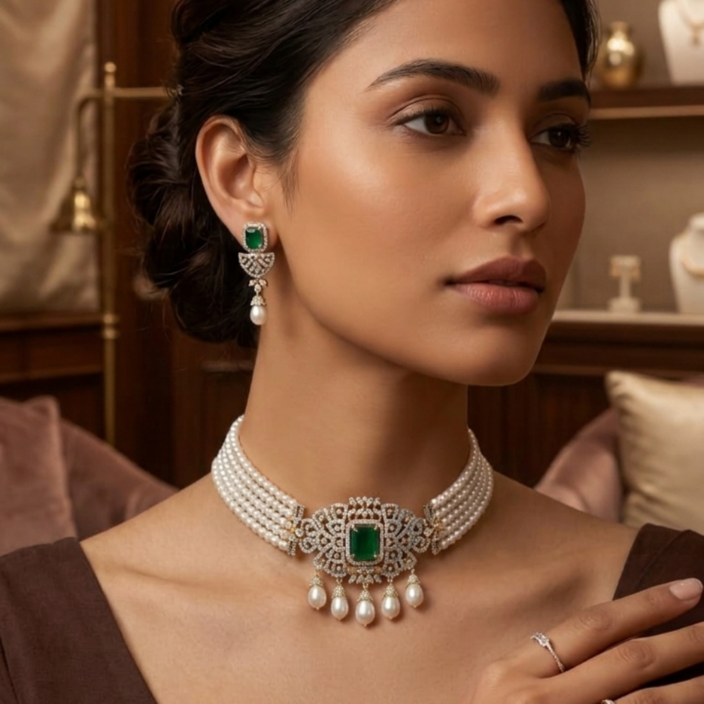A Perfect Gift ..Pearl Choker Set