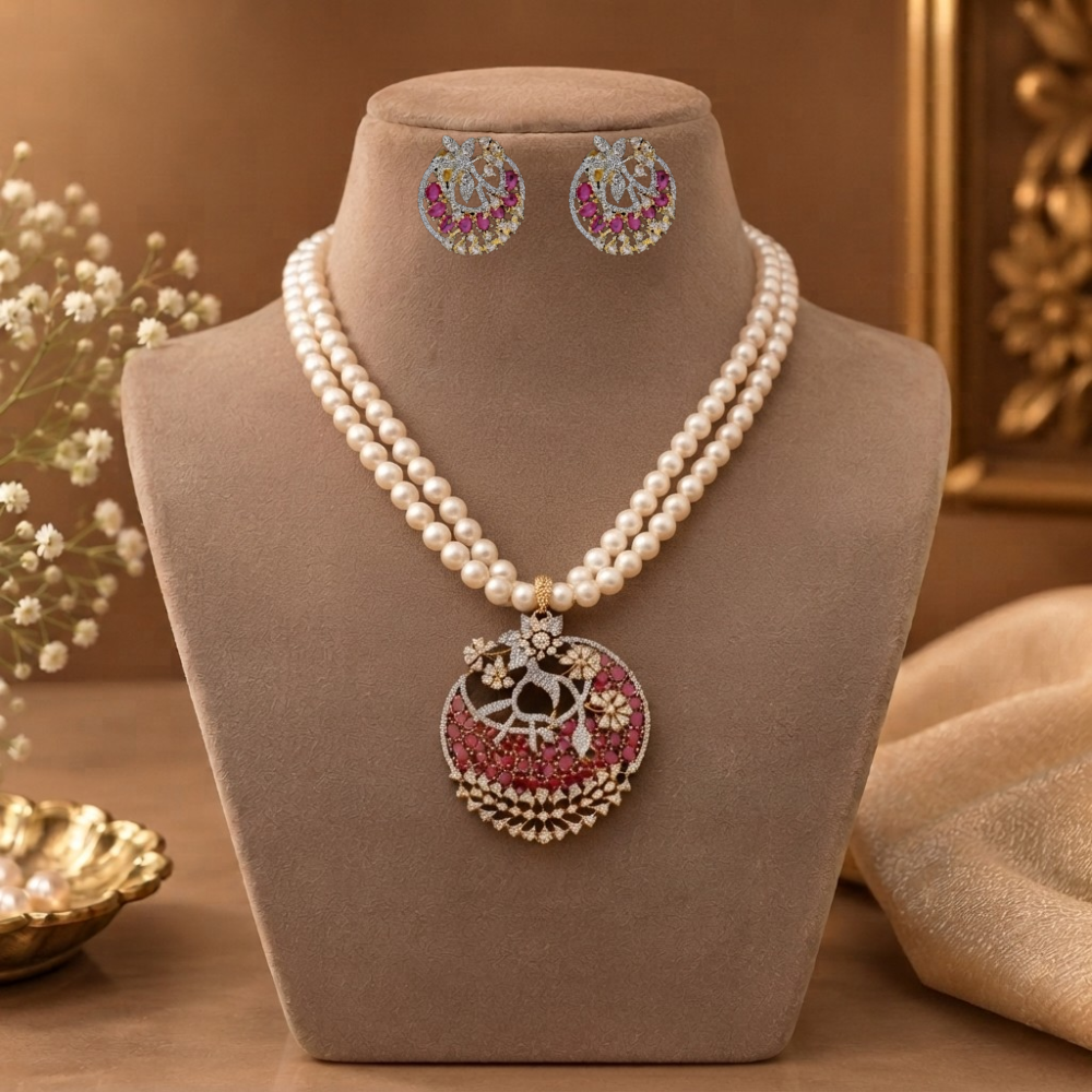Pearl Heritage Locket Set