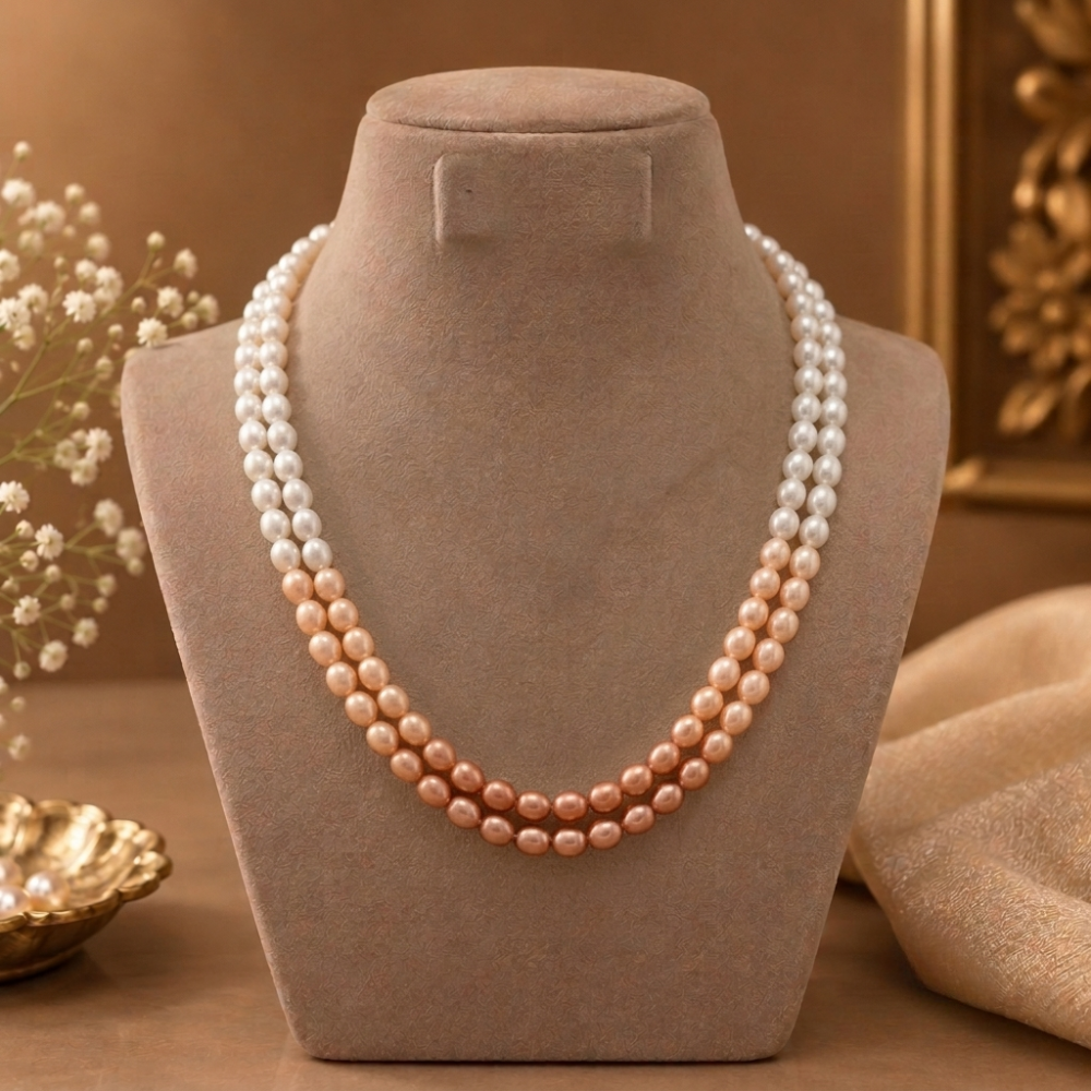Multi Colour Pearl Necklace