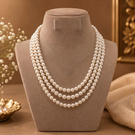 The Classic Pure Strands Pearl Necklace Online