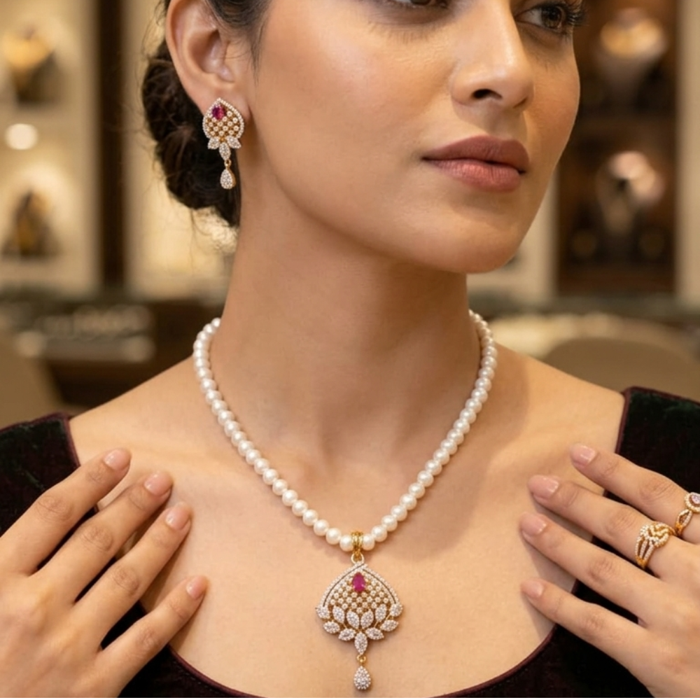 Elegant Freshwater Pearl Set