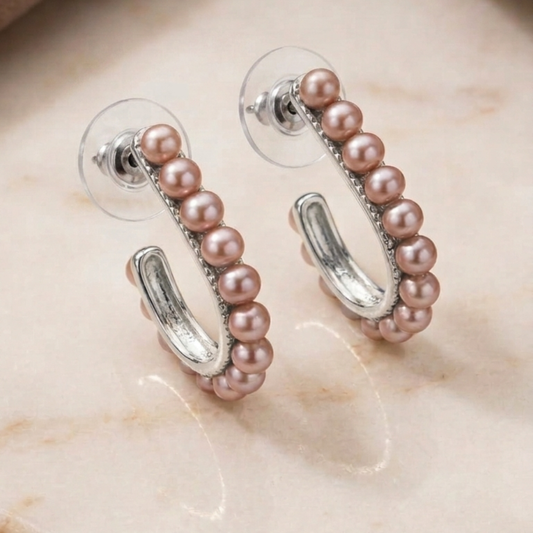 Hoop Earrings By Mangataripearls