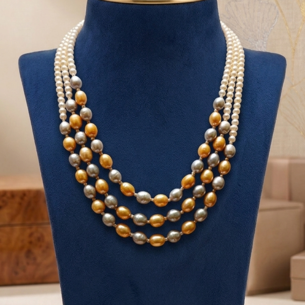 Multi Colour Freshwater Pearl Necklace