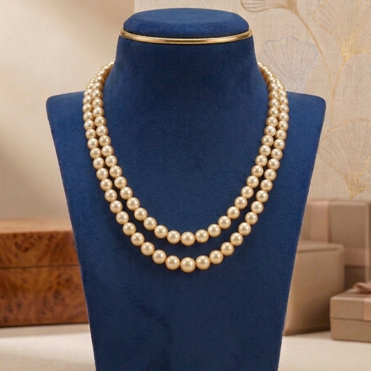 Cream Colour Pearl Necklace