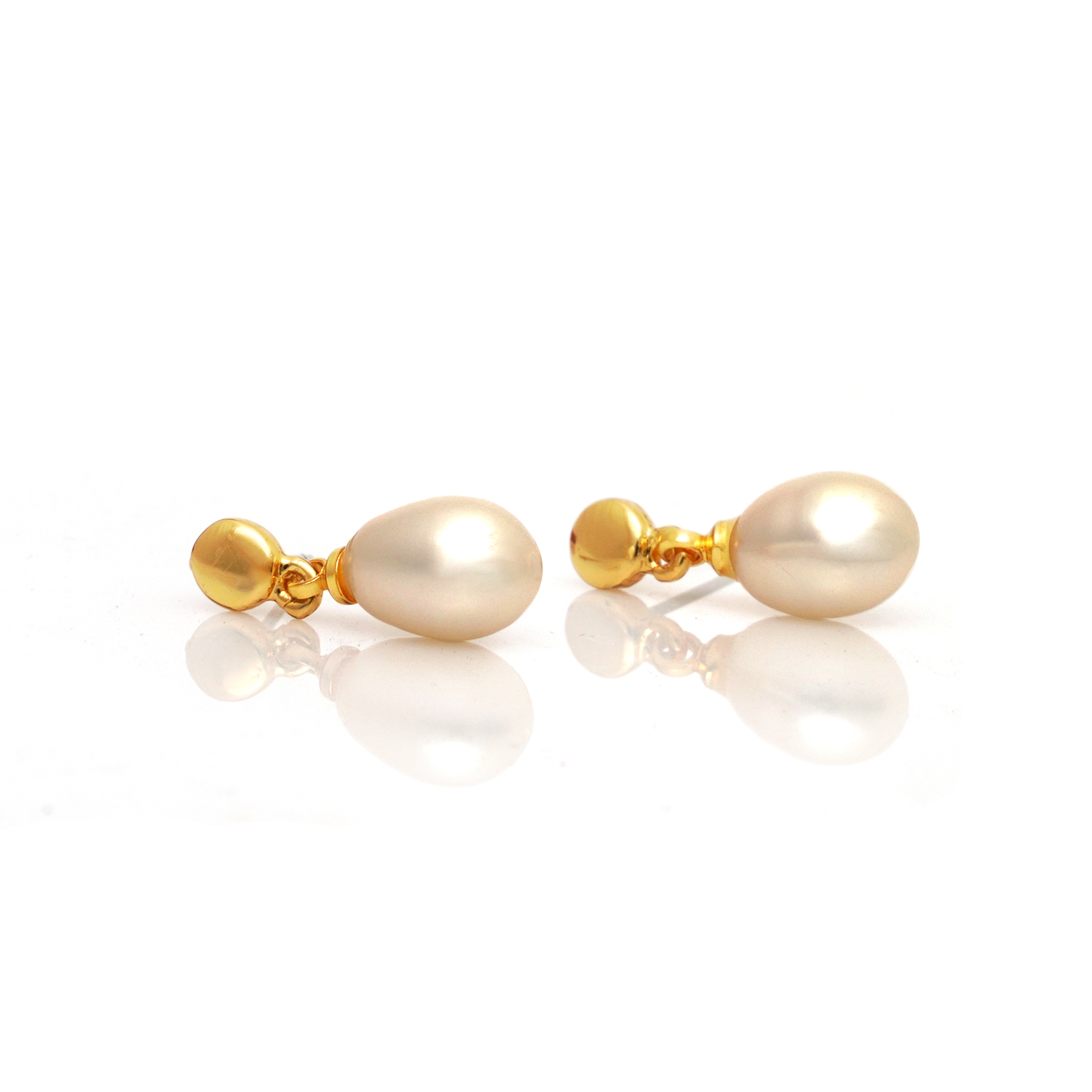 Fresh water white colour pearl tops